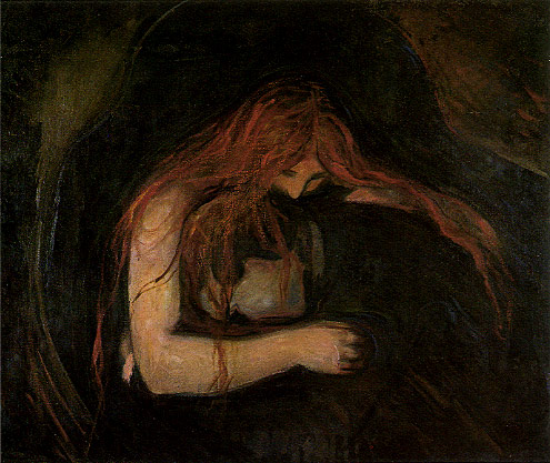 Love & Pain - Edvard Munch 1893. aka 'Vampire'