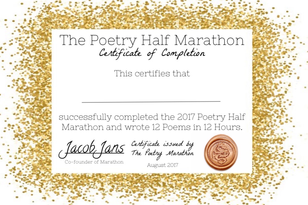 Poetry Marathon Part 2